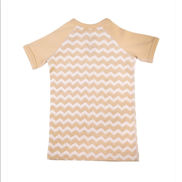 BRAND NEW Beecotton Organics Chevron Pattern Tees - Picture 2 of 6
